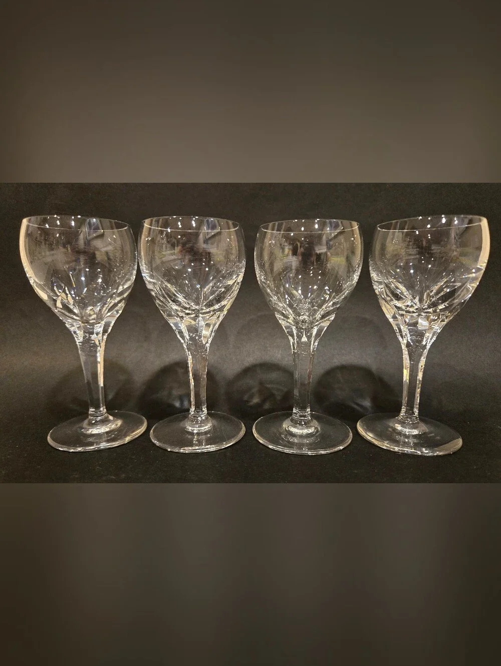 Clear Crystal Cordial Glasses - Set of 4 By Josair